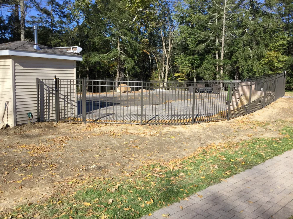 54-Inch Bronze Aluminum Fencing Project by All American Fence Company - Photo 2