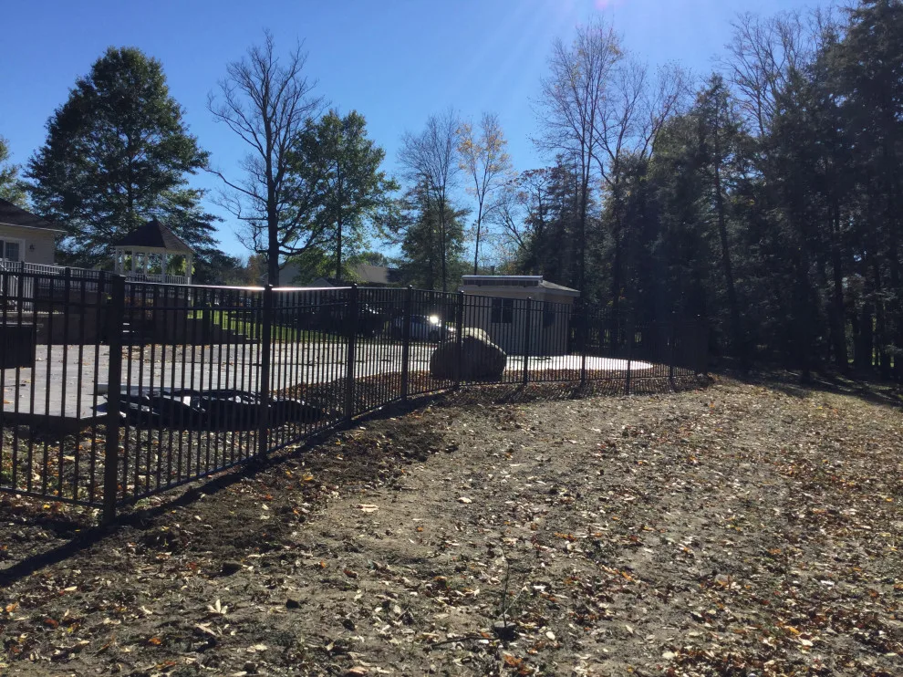 54-Inch Bronze Aluminum Fencing Project by All American Fence Company - Photo 3