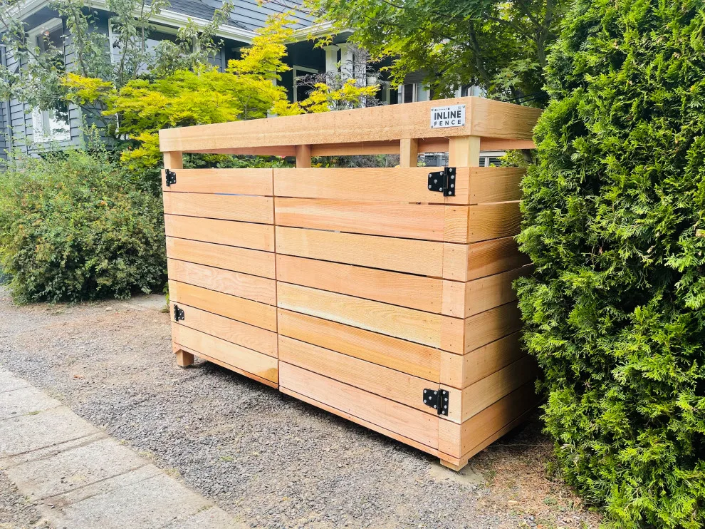 Cedar Waste Enclosure by Cool Cat Fence - Photo 3