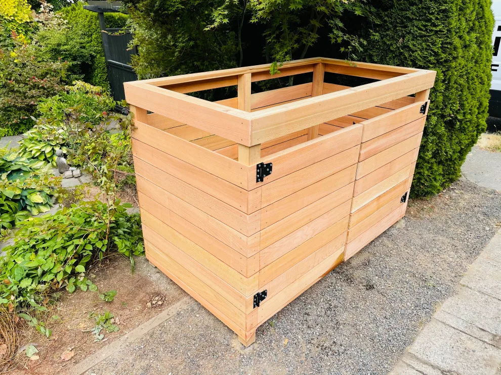 Cedar Waste Enclosure by Cool Cat Fence - Photo 2