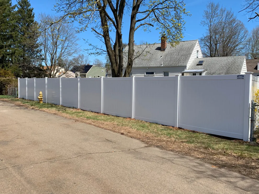6-Foot White Vinyl Project by All American Fence Company - Photo 5