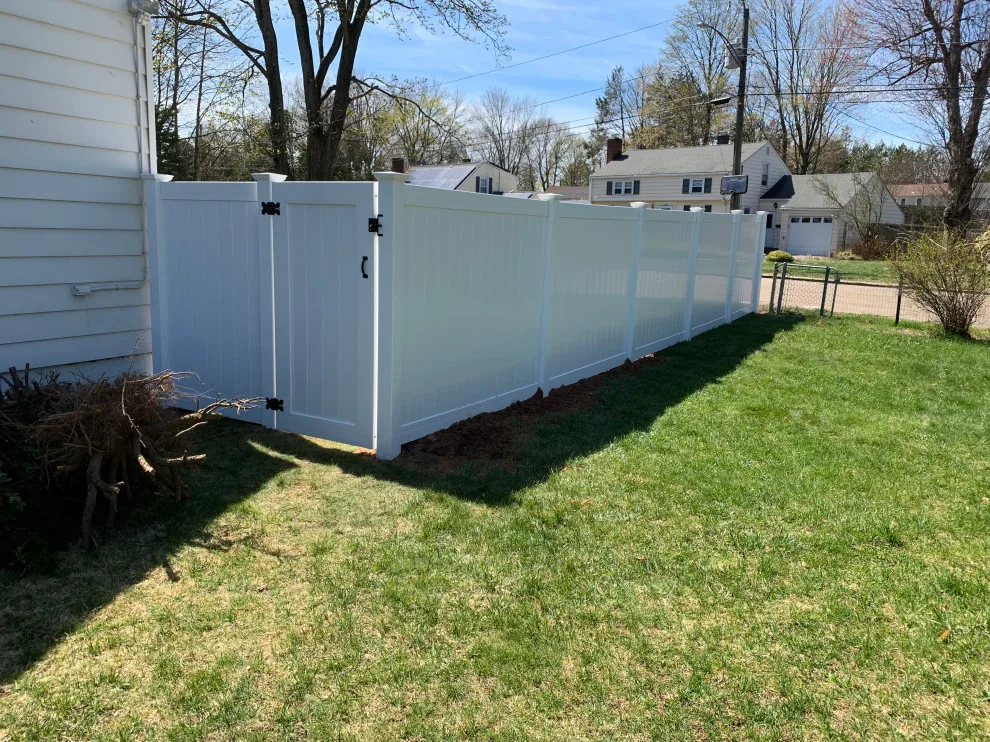 6-Foot White Vinyl Project by All American Fence Company - Photo 4