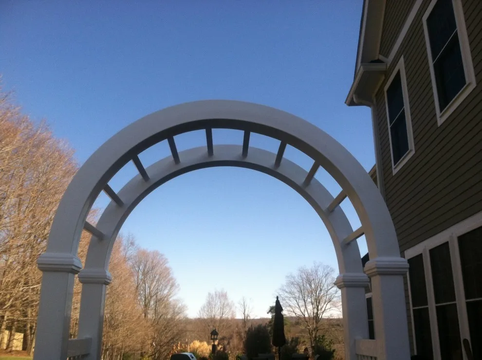 Middlefield | Premium PVC Arbor by Hartford Fence Company - Photo 3