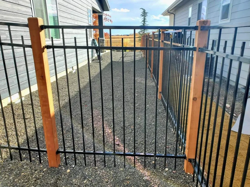 Decorative Fence Designs by Top Rail Fence Boise - Photo 7