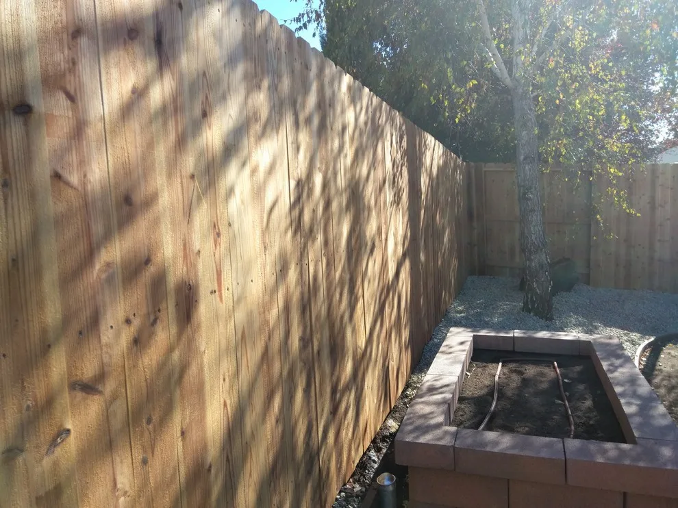 Three Rail Dog-Eared Neighbor-Friendly Barrier by Cox Fencing - Photo 5