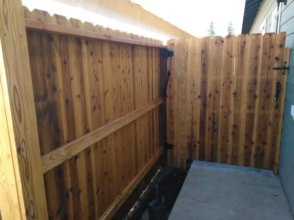 Three Rail Dog-Eared Neighbor-Friendly Barrier by Cox Fencing - Photo 3