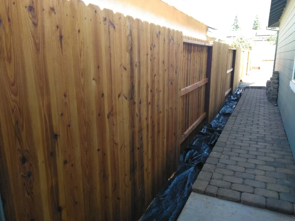 Three Rail Dog-Eared Neighbor-Friendly Barrier by Cox Fencing - Photo 4