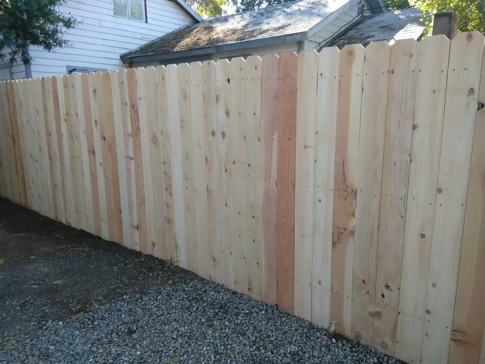 Tri-Rail Dog-Eared with Postmaster Metal Supports by Cox Fencing - Photo 10