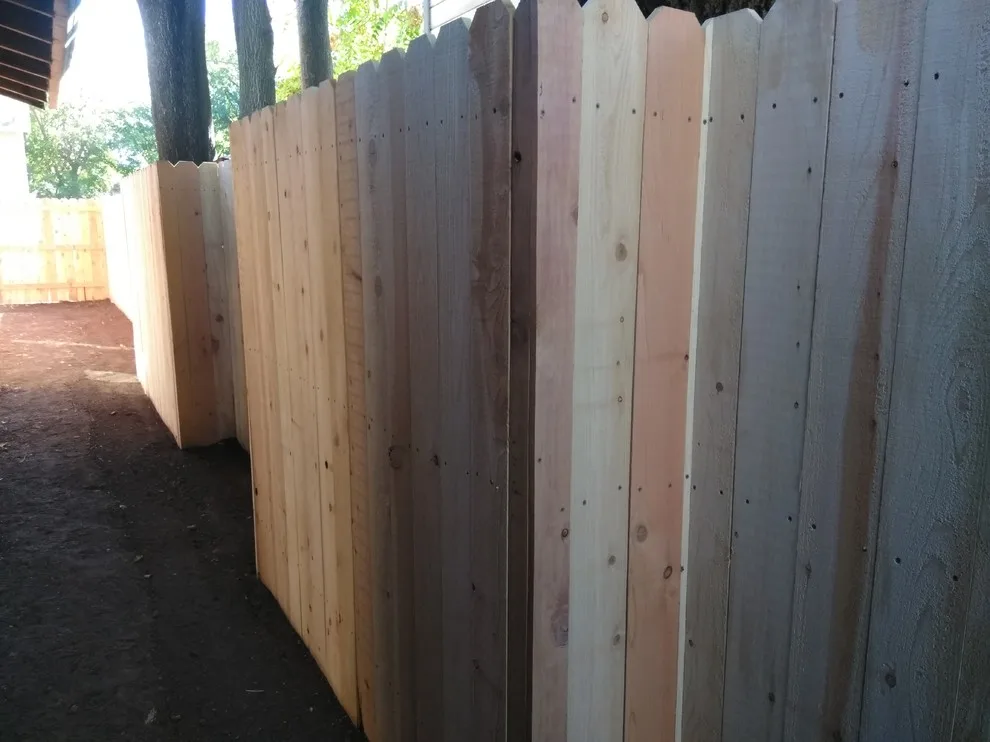 Tri-Rail Dog-Eared with Postmaster Metal Supports by Cox Fencing - Photo 16