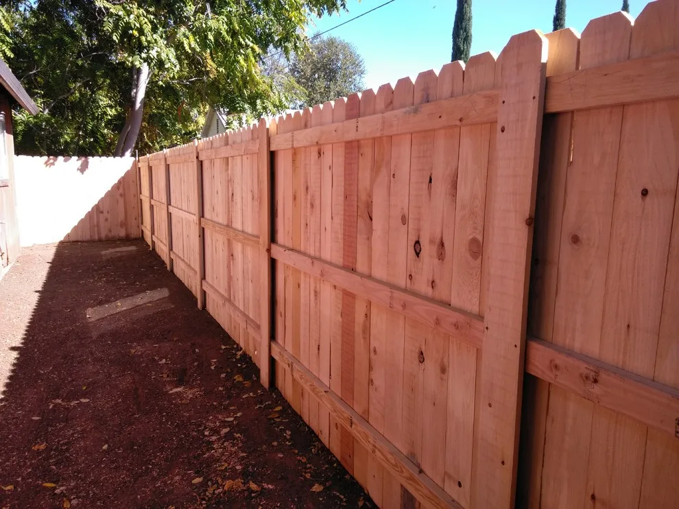Tri-Rail Dog-Eared with Postmaster Metal Supports by Cox Fencing - Photo 9