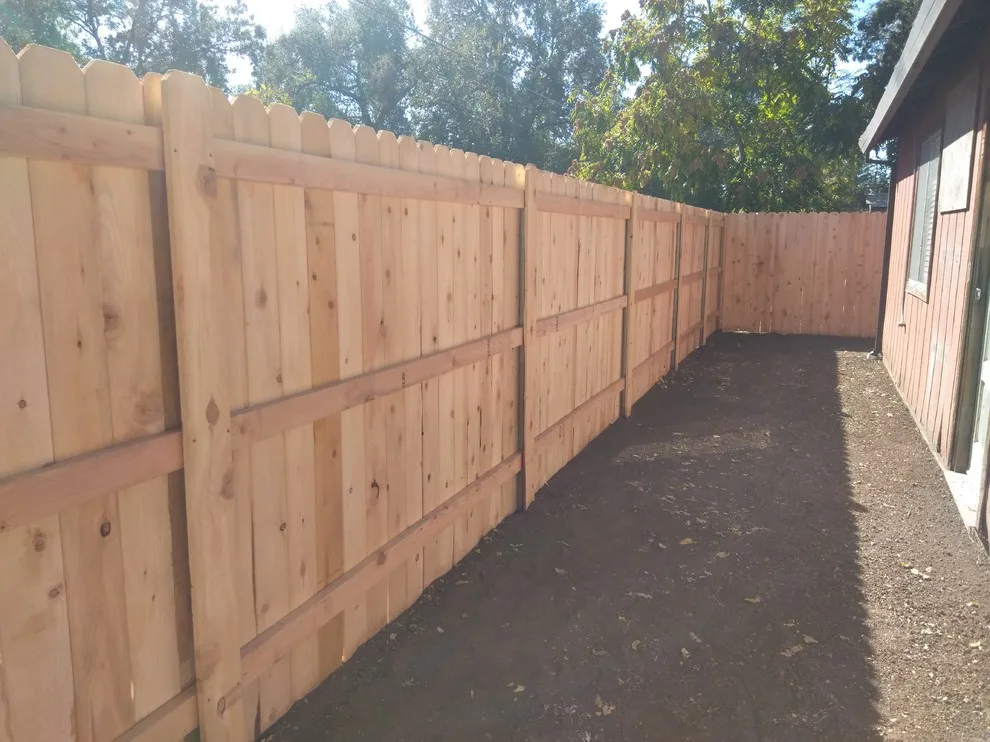 Tri-Rail Dog-Eared with Postmaster Metal Supports by Cox Fencing - Photo 18