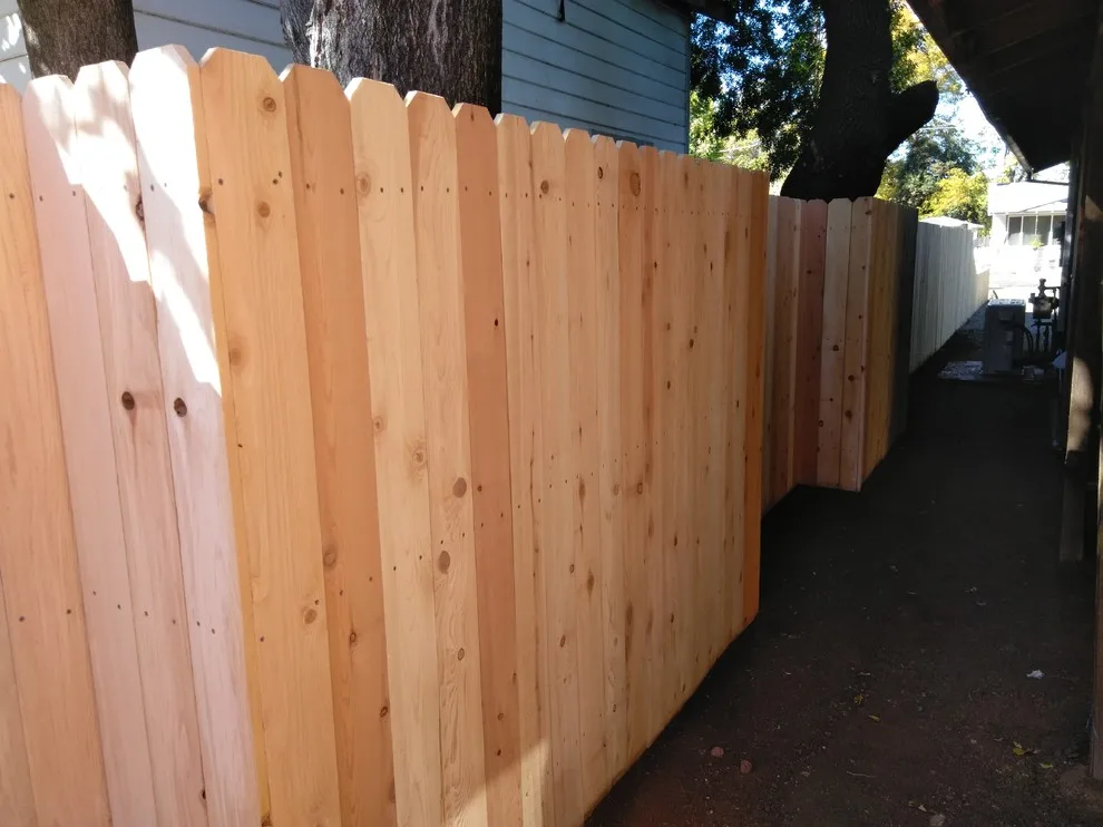 Tri-Rail Dog-Eared with Postmaster Metal Supports by Cox Fencing - Photo 13