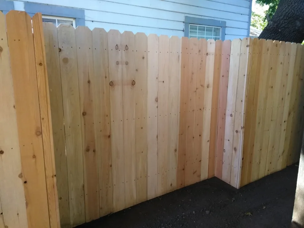 Tri-Rail Dog-Eared with Postmaster Metal Supports by Cox Fencing - Photo 4