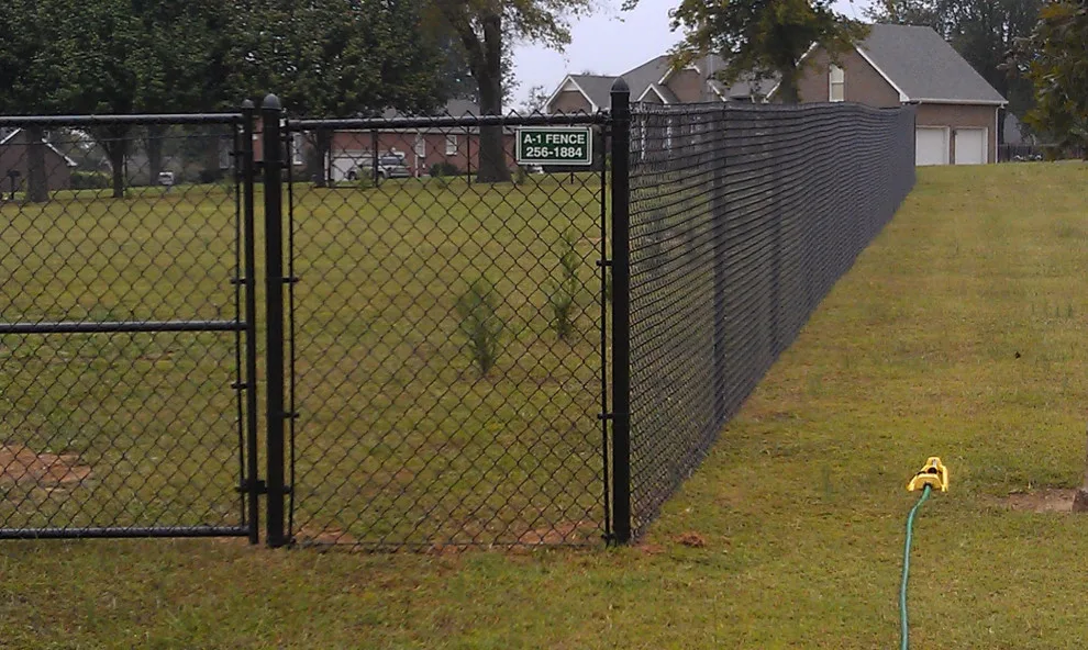 Vinyl-Coated Black Chain Link Fence by A-1 Fence & Deck Company - Photo 12