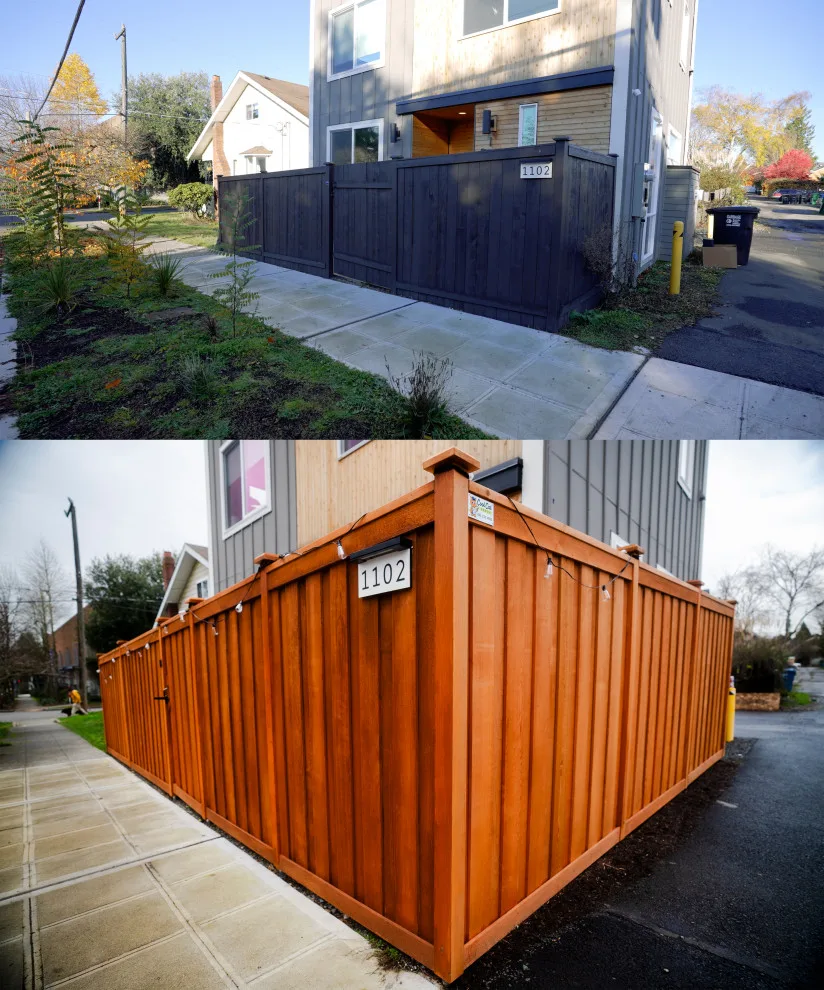 Cedar Fence with Board-on-Board Design by Cool Cat Fence - Photo 6