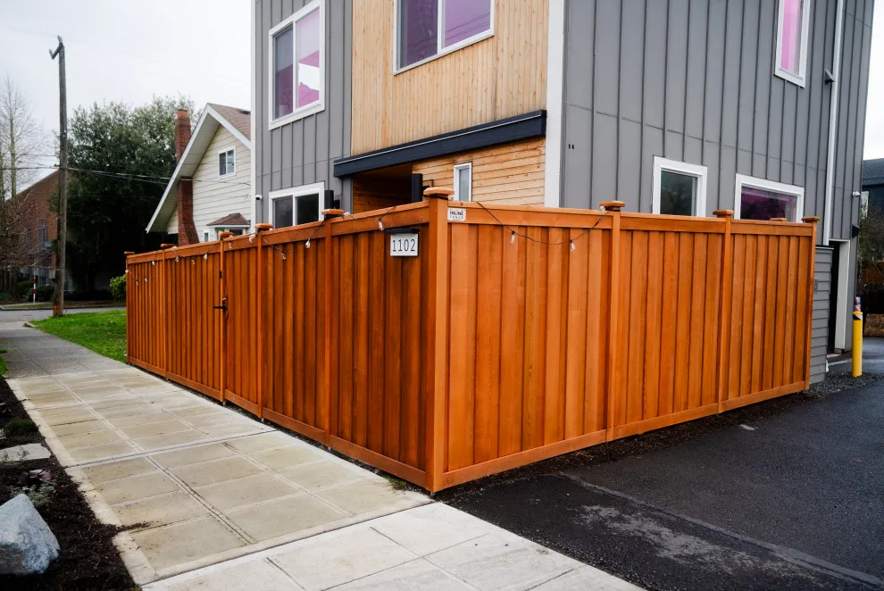 Cedar Fence with Board-on-Board Design by Cool Cat Fence - Photo 4