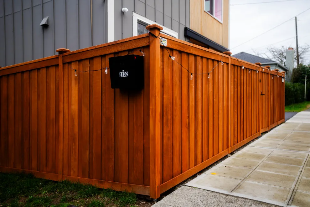 Cedar Fence with Board-on-Board Design by Cool Cat Fence - Photo 5