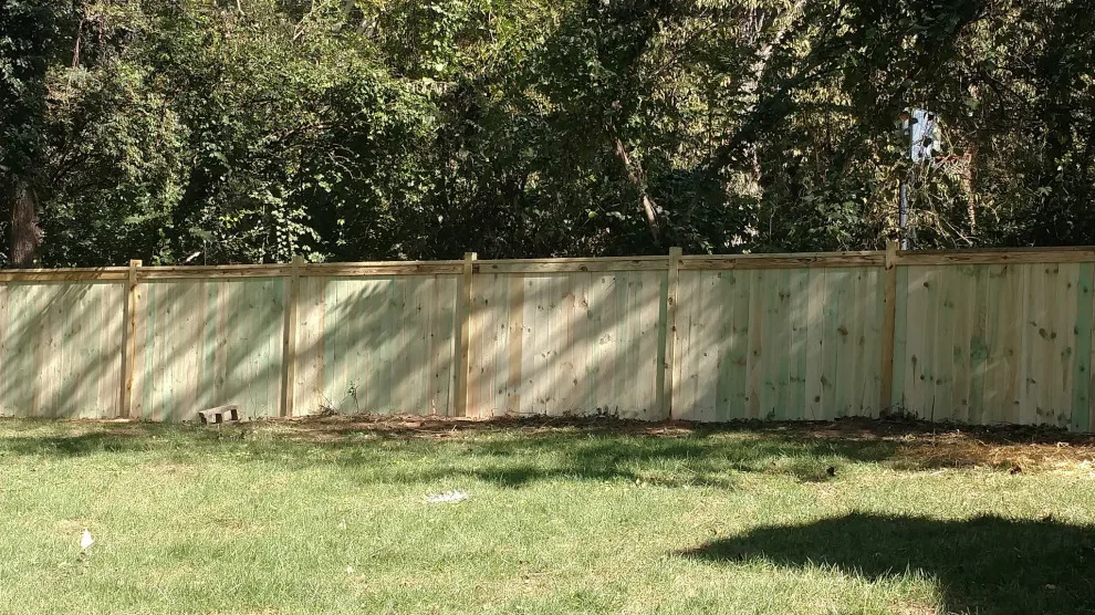 Raised Posts Fence with Cap and Trim by A-1 Fence & Deck Company - Photo 3
