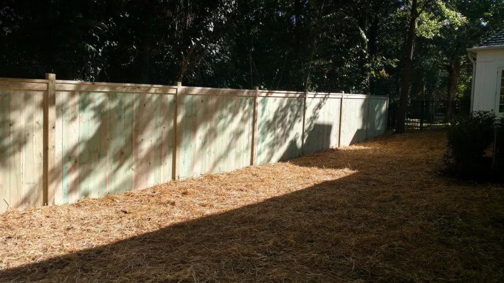 Raised Posts Fence with Cap and Trim by A-1 Fence & Deck Company - Photo 17