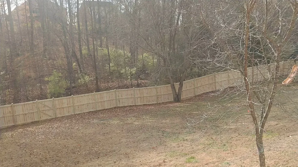 Raised Posts Fence with Cap and Trim by A-1 Fence & Deck Company - Photo 8