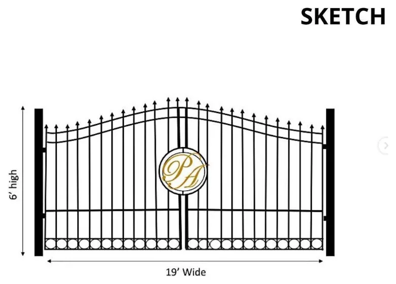 Bespoke Estate Entrance Gate with Features by My Garage And Gates - Photo 9