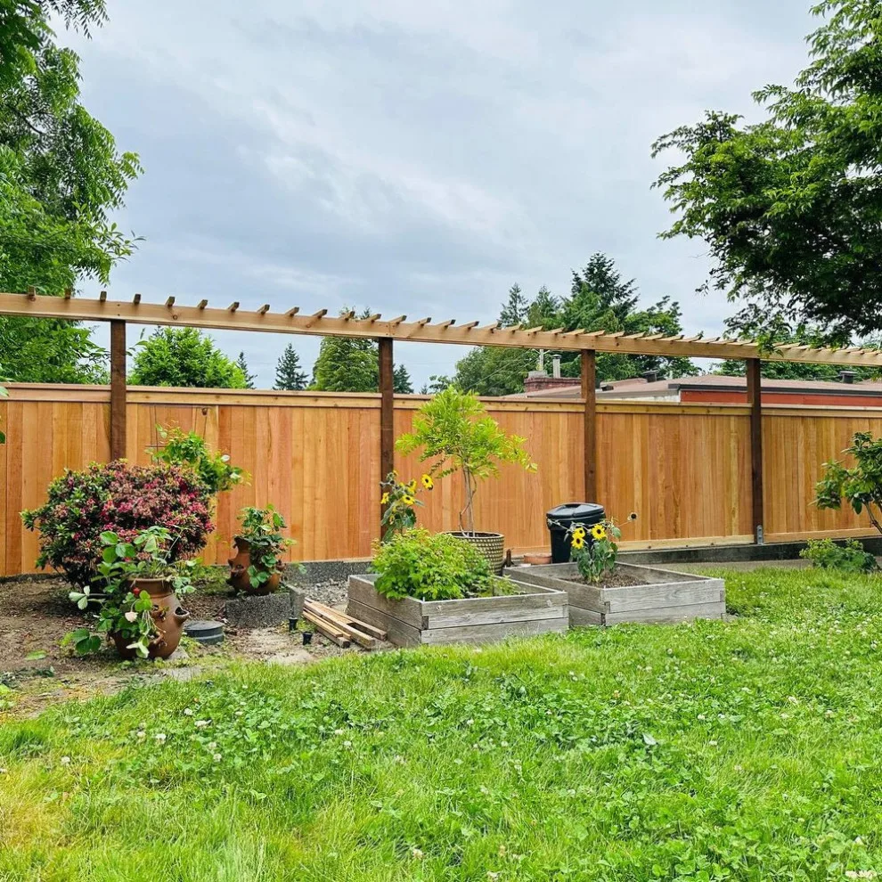 Bespoke Cedar Fence with Full Panels by Cool Cat Fence - Photo 2