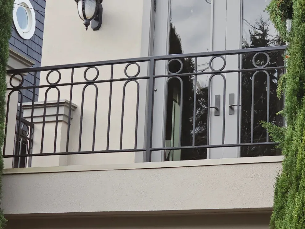 Tailored sliding gate with coordinating rails in Seattle, WA by Evergreen Electric Gates NW LLC - Photo 3