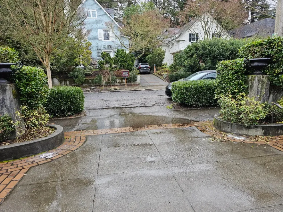 Tailored sliding gate with coordinating rails in Seattle, WA by Evergreen Electric Gates NW LLC - Photo 4