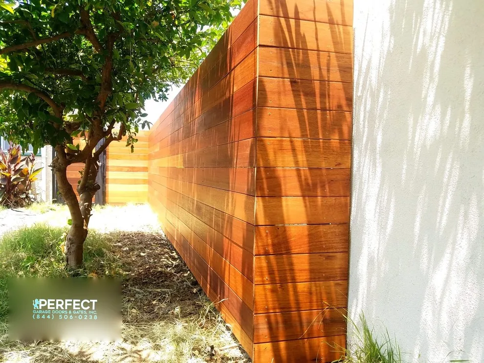 Timber Fencing and Entrances by Perfect Garage Doors And Gates Inc. - Photo 10