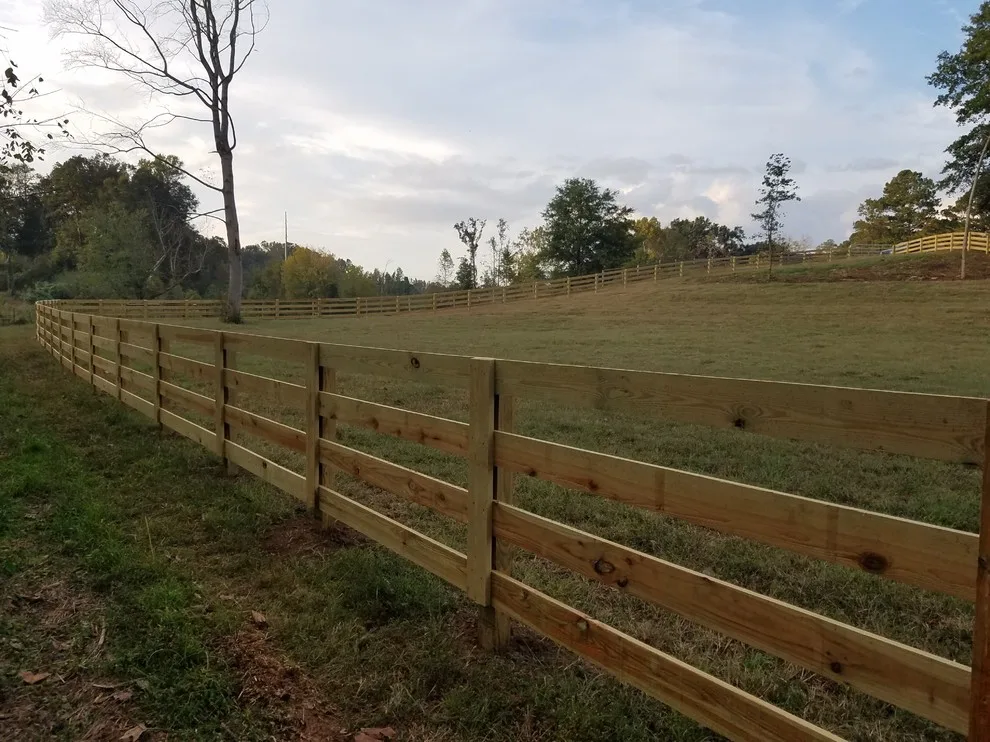 Agricultural Boundary (Plank Fence) by Peachtree Fence & Gates - Photo 2