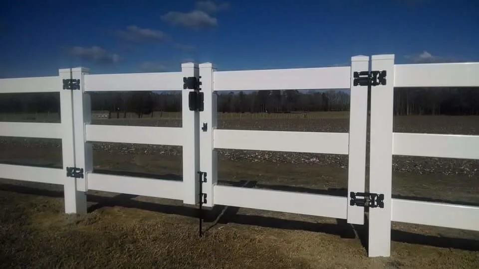 Vinyl Fence in White by Jones Fence & Custom Vinyl, LLC - Photo 5