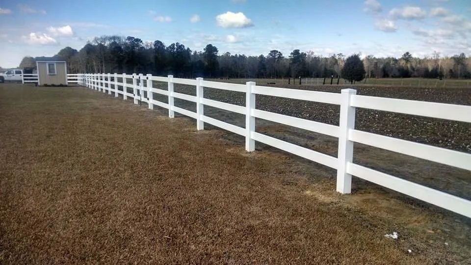 Vinyl Fence in White by Jones Fence & Custom Vinyl, LLC - Photo 3