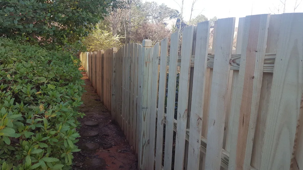 Curved Edge Shadowbox by Peachtree Fence & Gates - Photo 4