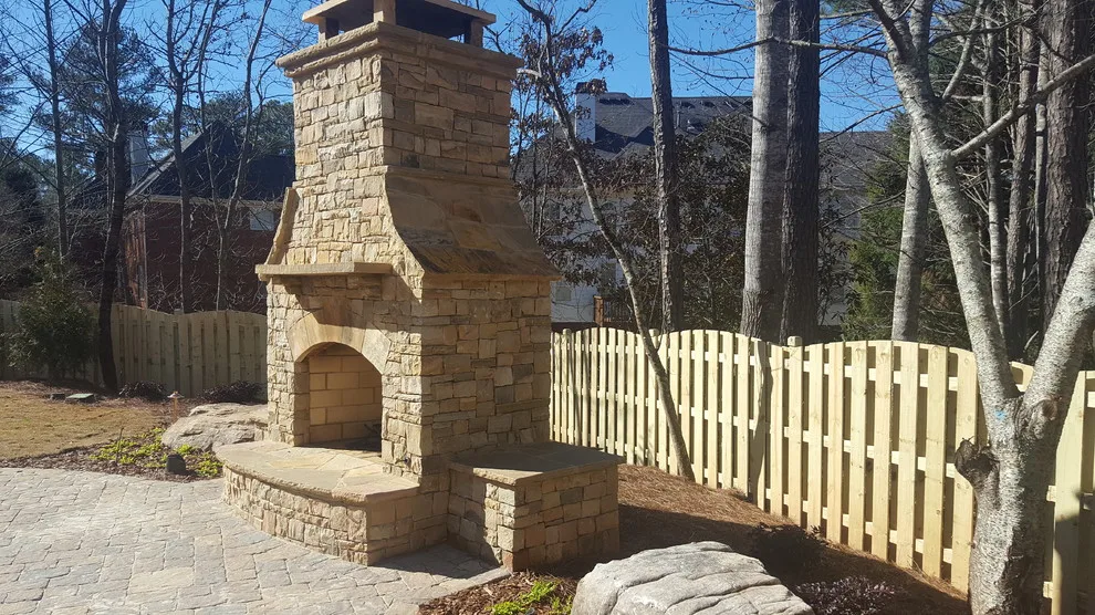 Curved Edge Shadowbox by Peachtree Fence & Gates - Photo 3