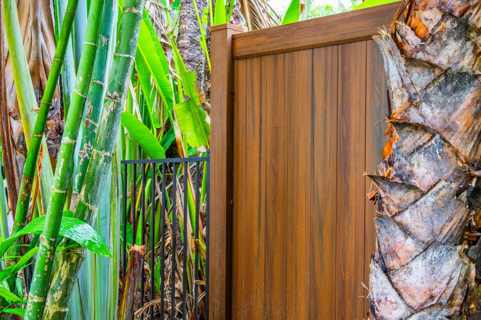 Walnut Mocha PVC Vinyl Fence by Freedom Fence & Aluminum - Photo 4