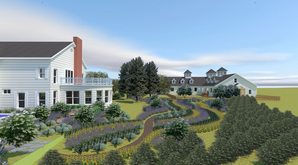 Pastoral Homestead & Horse Stables by The Garden Angels Landscape Design & Consulting - Photo 5