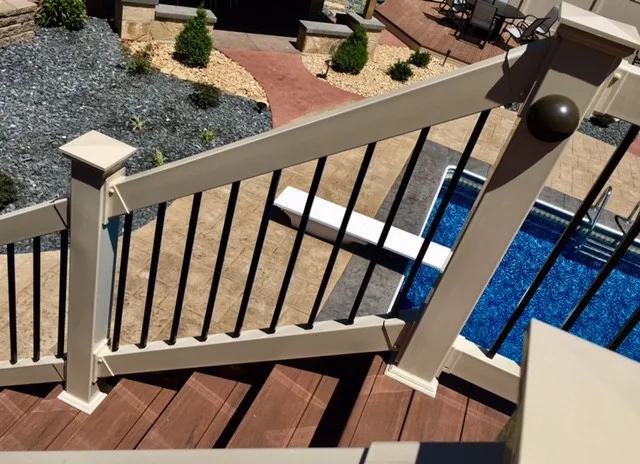 Vinyl Railing Installation Project by Mr. Fence - Photo 4