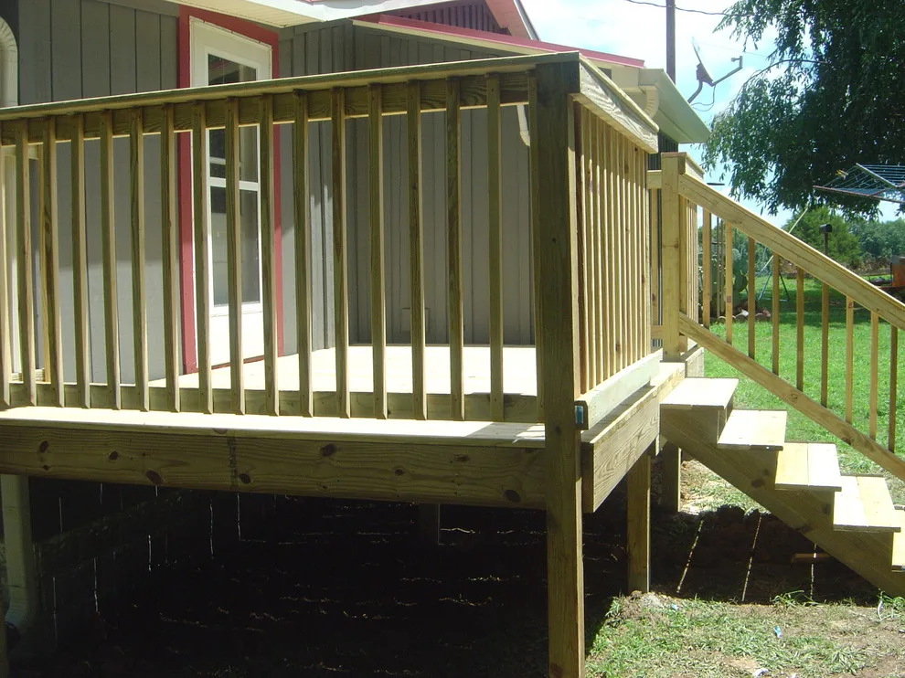 Handrail and Deck Fence Installation by Mid Tenn Fencing - Photo 52
