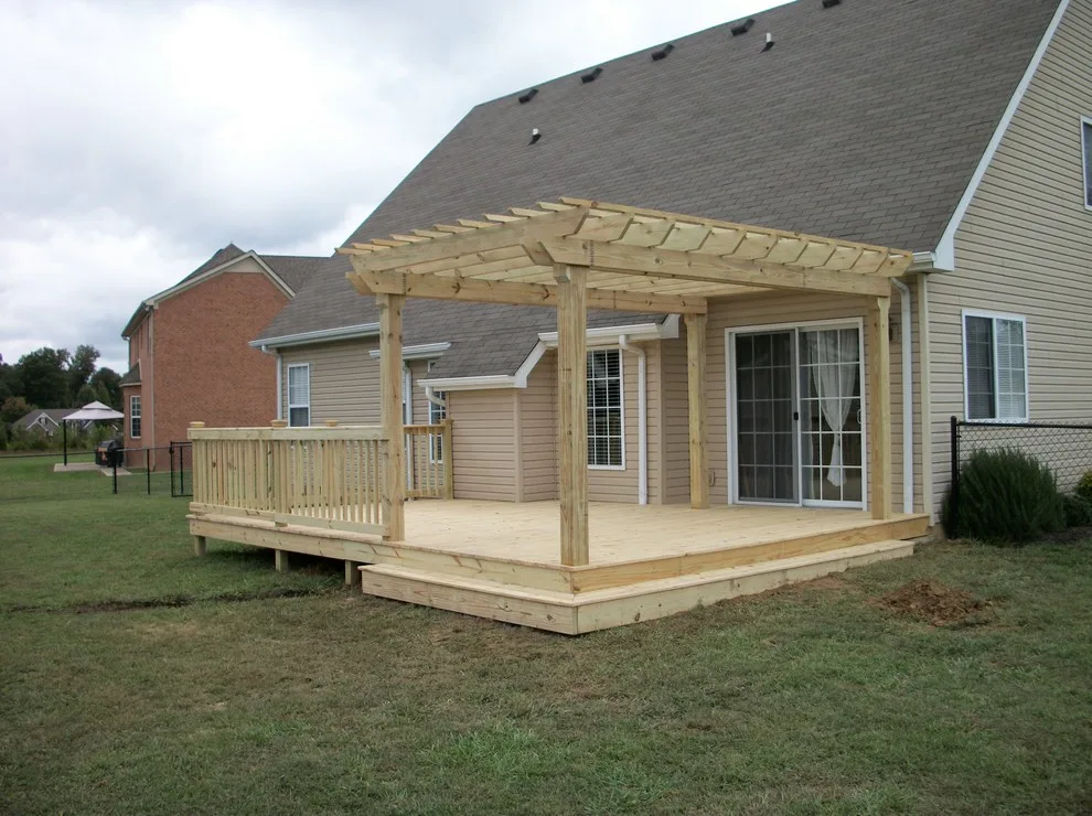 Handrail and Deck Fence Installation by Mid Tenn Fencing - Photo 34