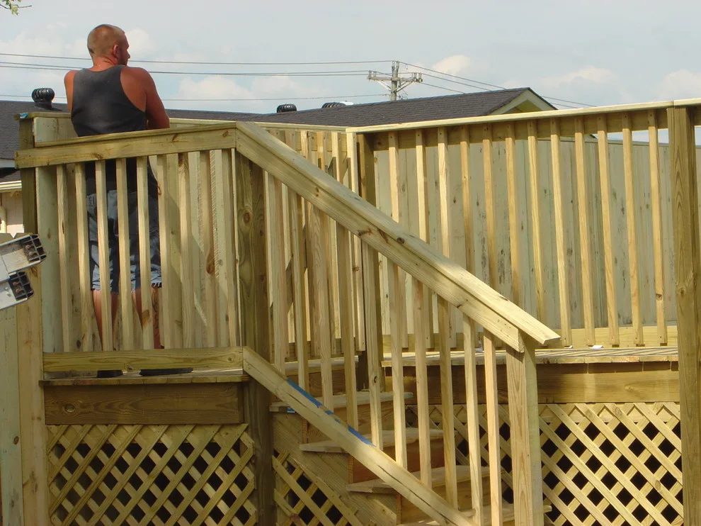 Handrail and Deck Fence Installation by Mid Tenn Fencing - Photo 5