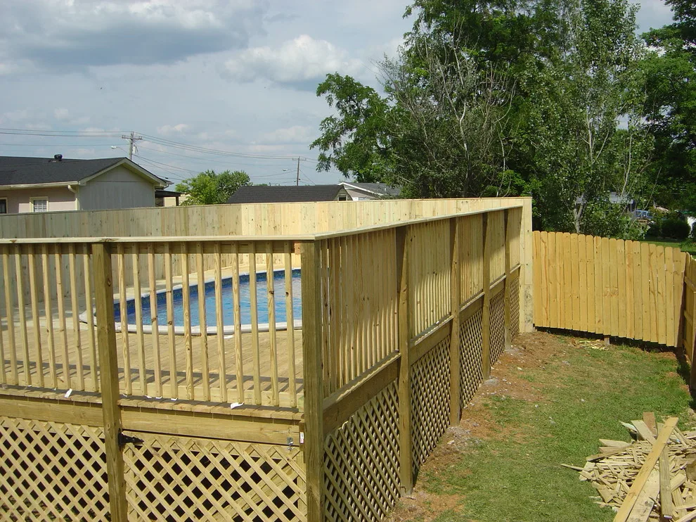 Handrail and Deck Fence Installation by Mid Tenn Fencing - Photo 28