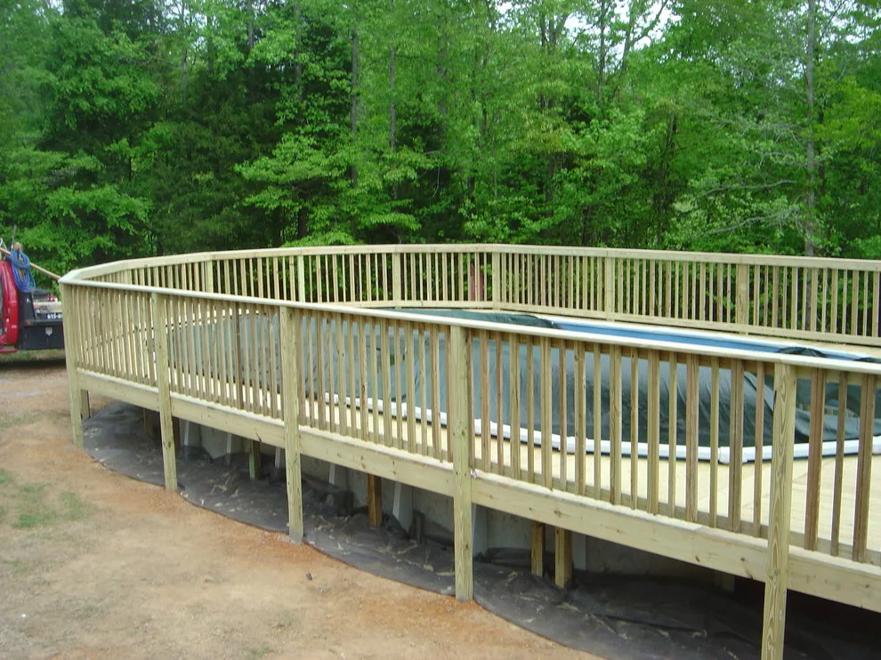 Handrail and Deck Fence Installation by Mid Tenn Fencing - Photo 13