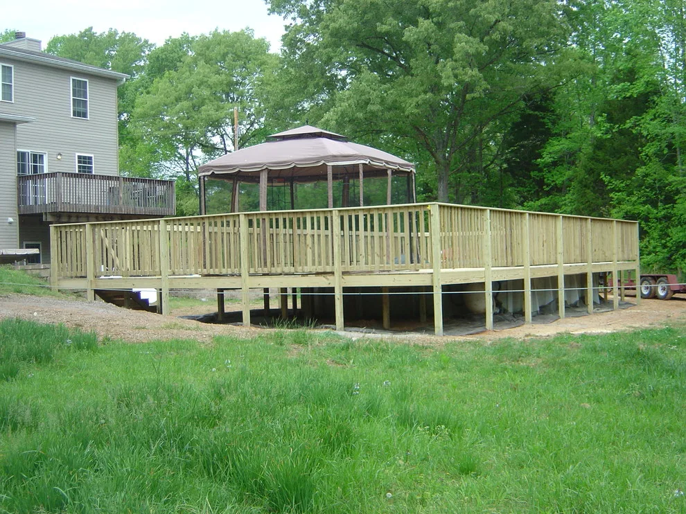 Handrail and Deck Fence Installation by Mid Tenn Fencing - Photo 36