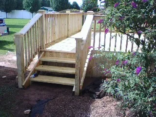 Handrail and Deck Fence Installation by Mid Tenn Fencing - Photo 21