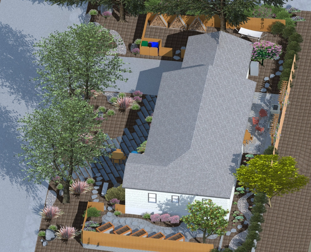 Mid-Century Garden by The Garden Angels Landscape Design & Consulting - Photo 7