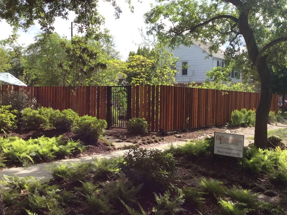 Wooden Fence with Metal Framework by Architectural Fabricators - Photo 5