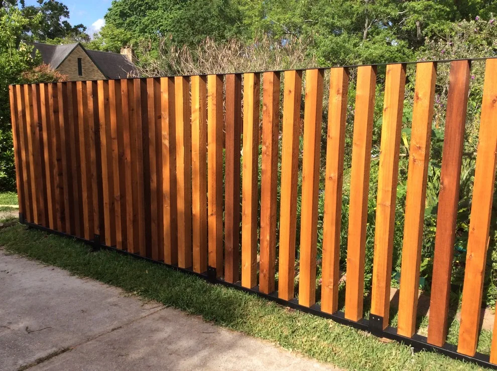 Wooden Fence with Metal Framework by Architectural Fabricators - Photo 4