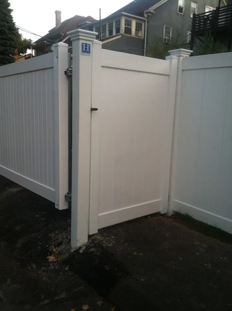 West Hartford | Custom Double Gate for PVC Privacy by Hartford Fence Company - Photo 5