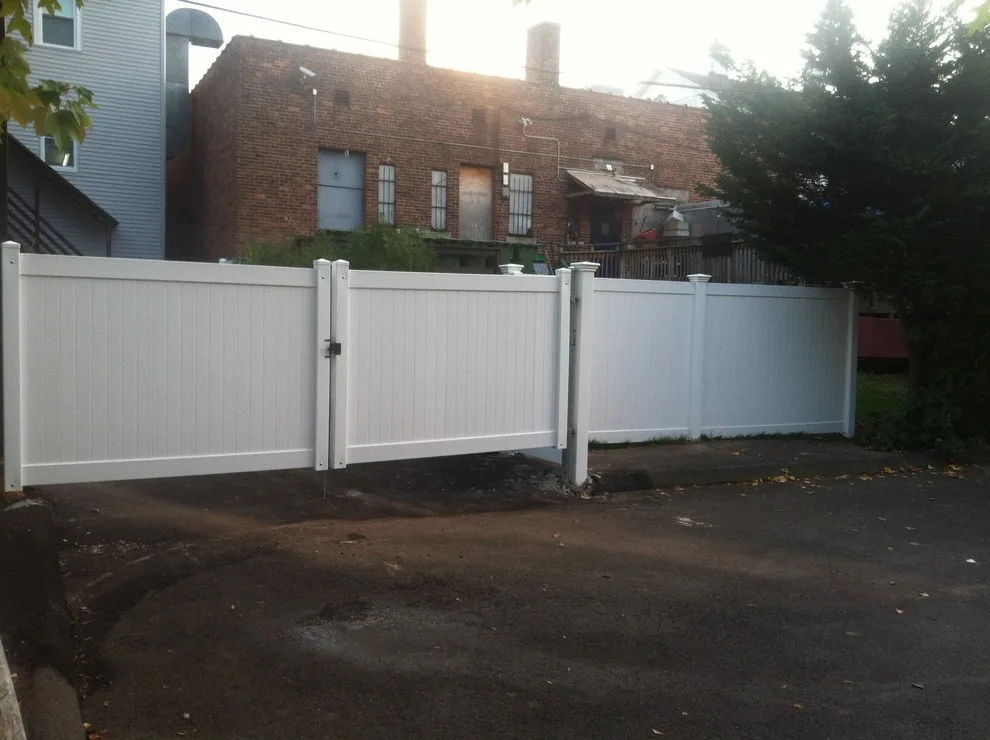 West Hartford | Custom Double Gate for PVC Privacy by Hartford Fence Company - Photo 3