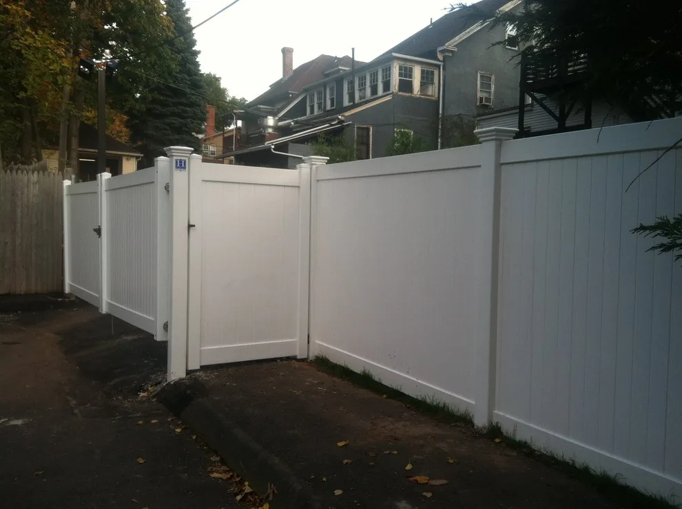 West Hartford | Custom Double Gate for PVC Privacy by Hartford Fence Company - Photo 8
